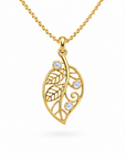 Thalora Mondstein Anhänger | Gold