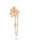 Vairea Rosenquarz Ohrring Charm | Gold