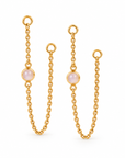 Vairea Rosenquarz Ohrring Charms | Gold