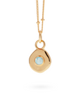 Véora Birthstone Anhänger - Aquamarin (März) | Gold