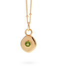 Véora Birthstone Anhänger - Peridot (August) | Gold