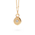 Véora Birthstone Anhänger - Weißer Topas (April) | Gold