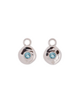 Véora Birthstone Charms - Blauer Topas (Dezember) | Silber