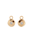 Véora Birthstone Charms - Weißer Topas (April) | Gold