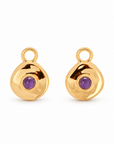 Véora Birthstone Charms - Amethyst (Februar) | Gold