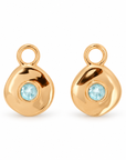 Véora Birthstone Charms - Aquamarin (März) | Gold