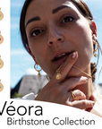 Véora Birthstone Charms - Aquamarin (März) | Gold