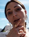 Véora Birthstone Charms - Opal (Oktober) | Gold