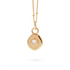 Véora Birthstone Anhänger - Rosenquarz (Januar) | Gold