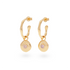 Véora Birthstone Charms - Rosenquarz (Januar) | Gold