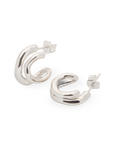 Veraní Double Hoops | Silber