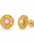 Vida Opal Ohrstecker | Gold