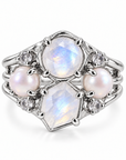 Vincarte Mondstein Ring | Silber