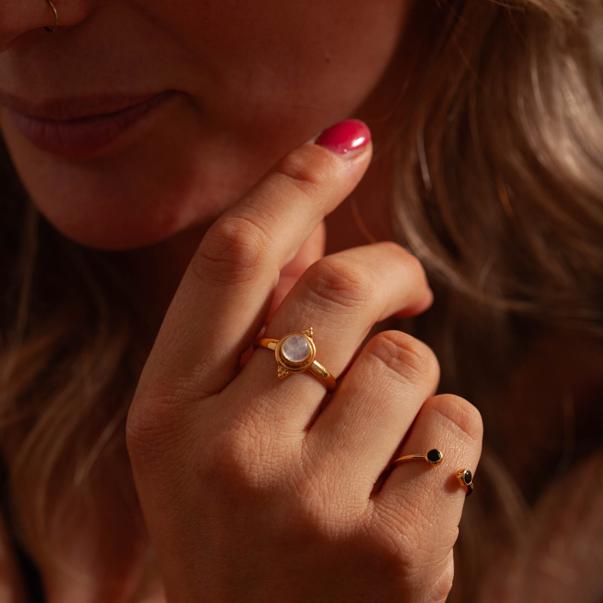 Virella Mondstein Ring | Gold