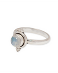 Virella Mondstein Ring | Silber