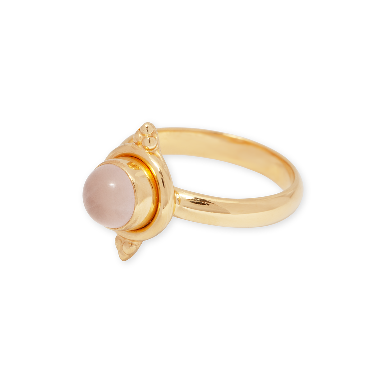 Virella Rosenquarz Ring | Gold