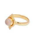 Virella Rosenquarz Ring | Gold