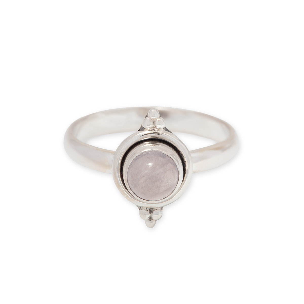 Virella Rosenquarz Ring | Silber