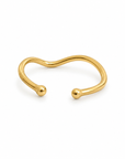 Wave Accent Ring | Gold