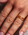 Wave Flow Ring | Gold
