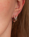 Veraní Double Hoops | Silber
