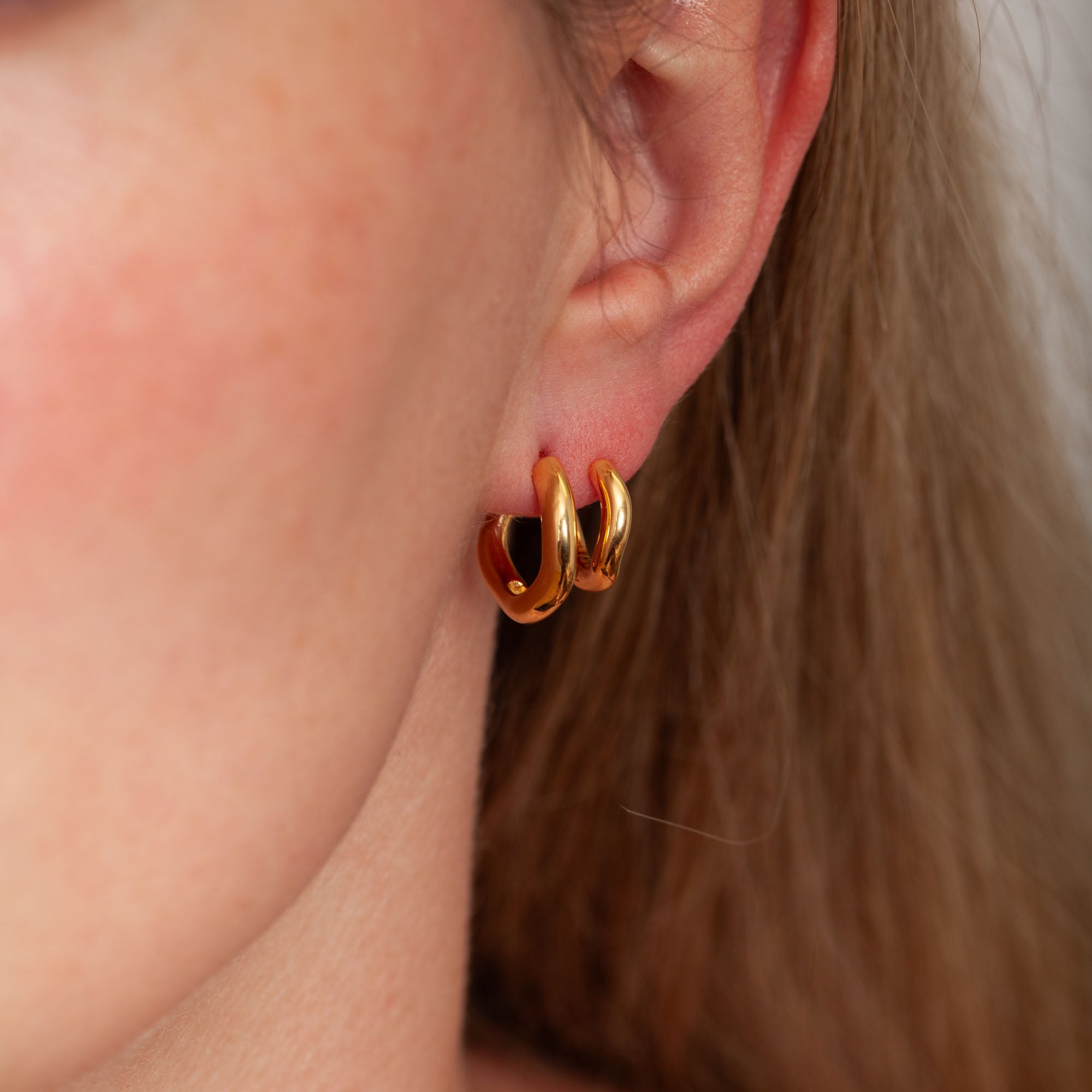 Veraní Double Hoop | Gold