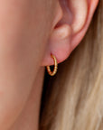 Espiral Hoops Ohrringe | Gold