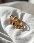 Espiral Hoops Ohrringe | Gold