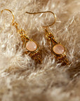 Encanto Rosenquarz Ohrringe | Gold