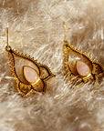 Lirio Rosenquarz Ohrringe | Gold