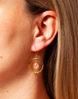 Pasión Rosenquarz Ohrringe | Gold