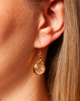 Armonía Rosenquarz Ohrringe | Gold