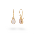 Piedra Rosenquarz Ohrstecker | Gold