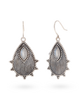 Alma de Loto Moonstone Earring | Silver