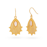 Alma de Loto Moonstone Earring | Silver