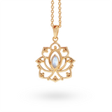 Alma de Loto Mondstein Anhänger | Gold
