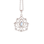 Alma de Loto Mondstein Anhänger | Silber