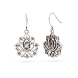 Alma de Loto Moonstone Earring | Silver