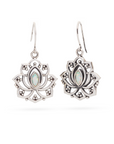 Alma de Loto Moonstone Earring | Silver