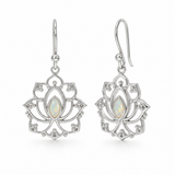 Alma de Loto Opal Ohrringe | Silber