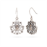 Alma de Loto Moonstone Earring | Silver