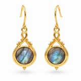 Armonía Labradorit Ohrringe | Gold