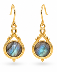 Armonía Labradorit Ohrringe | Gold
