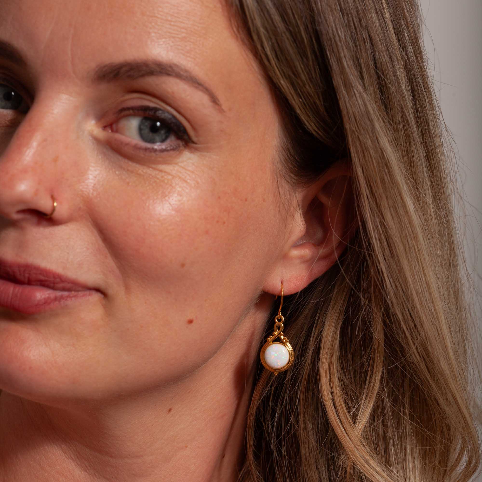 Armonía Moonstone Earring | Silver