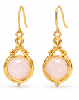 Armonía Rosenquarz Ohrringe | Gold