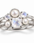 Artemio Mondstein & Perlen Ring | Silber