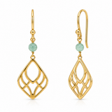 Avaé Amazonit Ohrringe | Gold