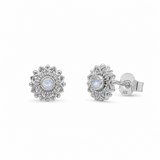 Azira Mondstein Ohrstecker | Silber