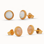 Ternura Opal & Rosenquarz | Gold Set