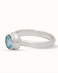 Centella Blauer Topas Ring | Silber